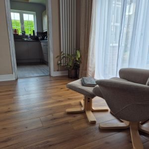 Oak robust fumed flooring