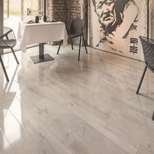 Oak Fresco Snow 8mm flooring Lifestyle