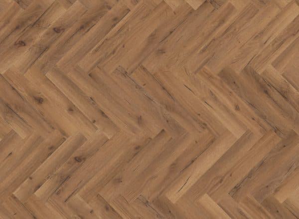 Oak Robust Fumed Herringbone flooring close up