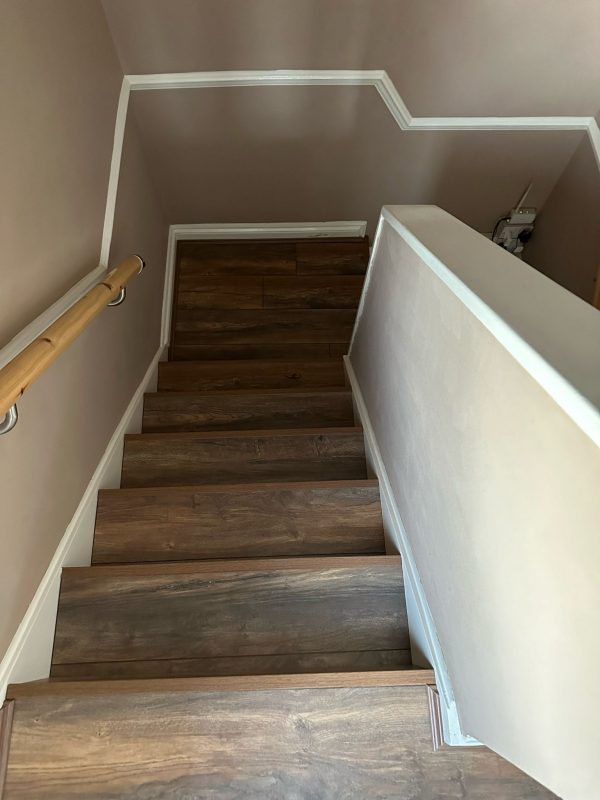 Harbour Oak flooring on staircase