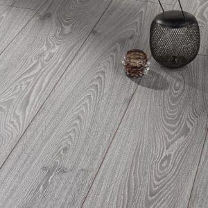 timeless oak grey flooring close up