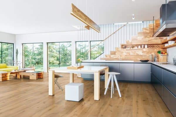 Oak Rustic flooring room view