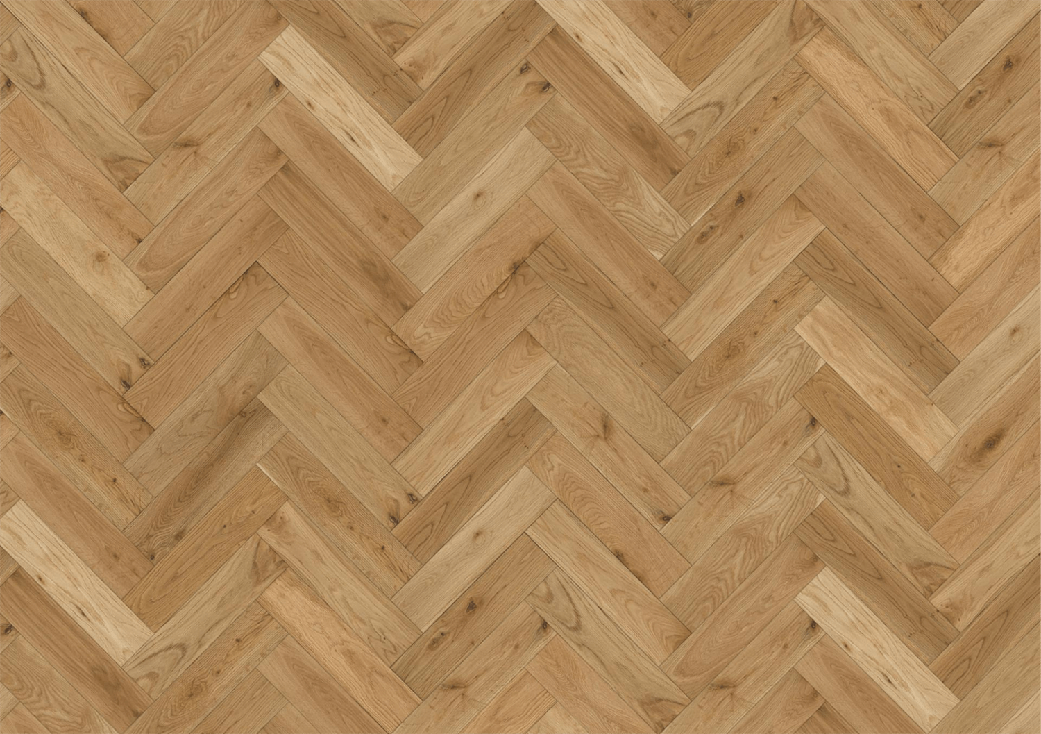 P3-HER-NO Natural Oak & Matt Lacquered Herringbone