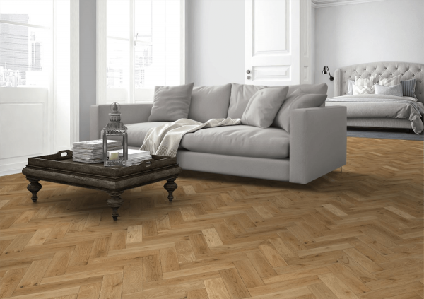 P3-HER-NO Natural Oak & Matt Lacquered Herringbone Lifestyle 4