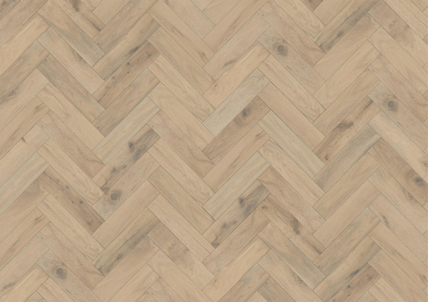 Romantic Oak Herringbone flooring Frontal